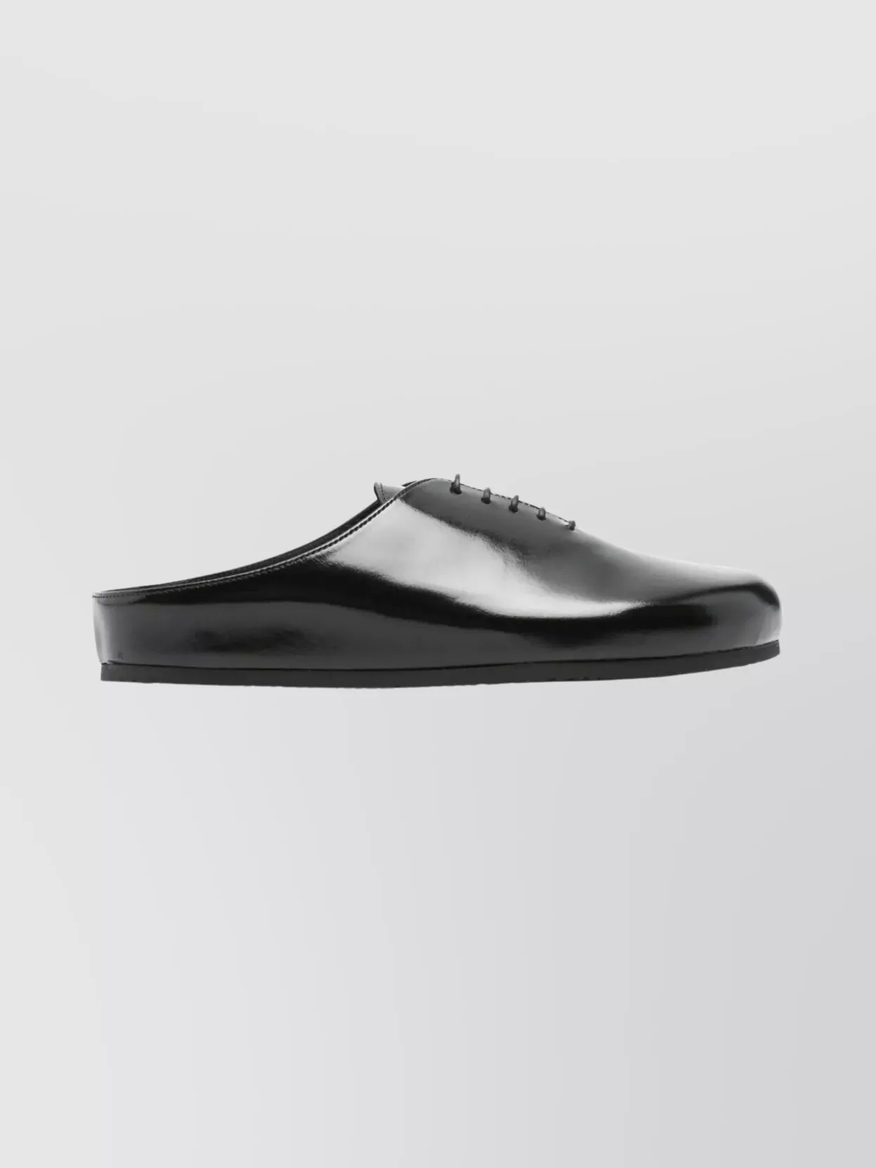 Jacquemus Patent Leather Round Toe Mules