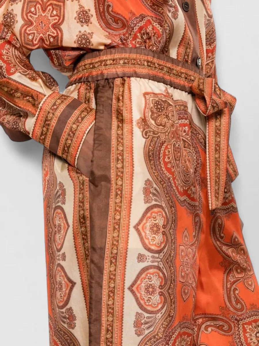 Zimmermann Silk Paisley-Print Relaxed-Fit Wide-Leg Trousers