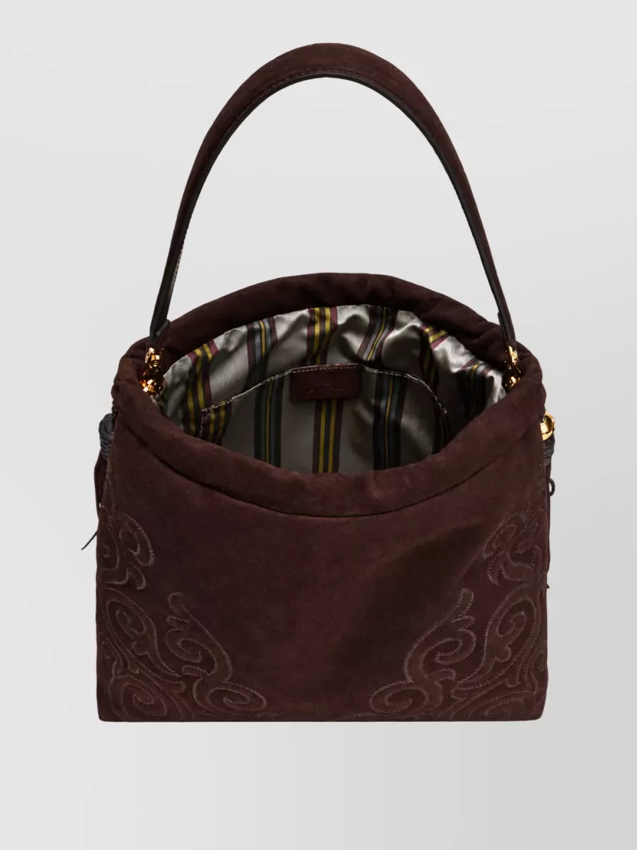 Etro Goat Leather Shoulder Bag