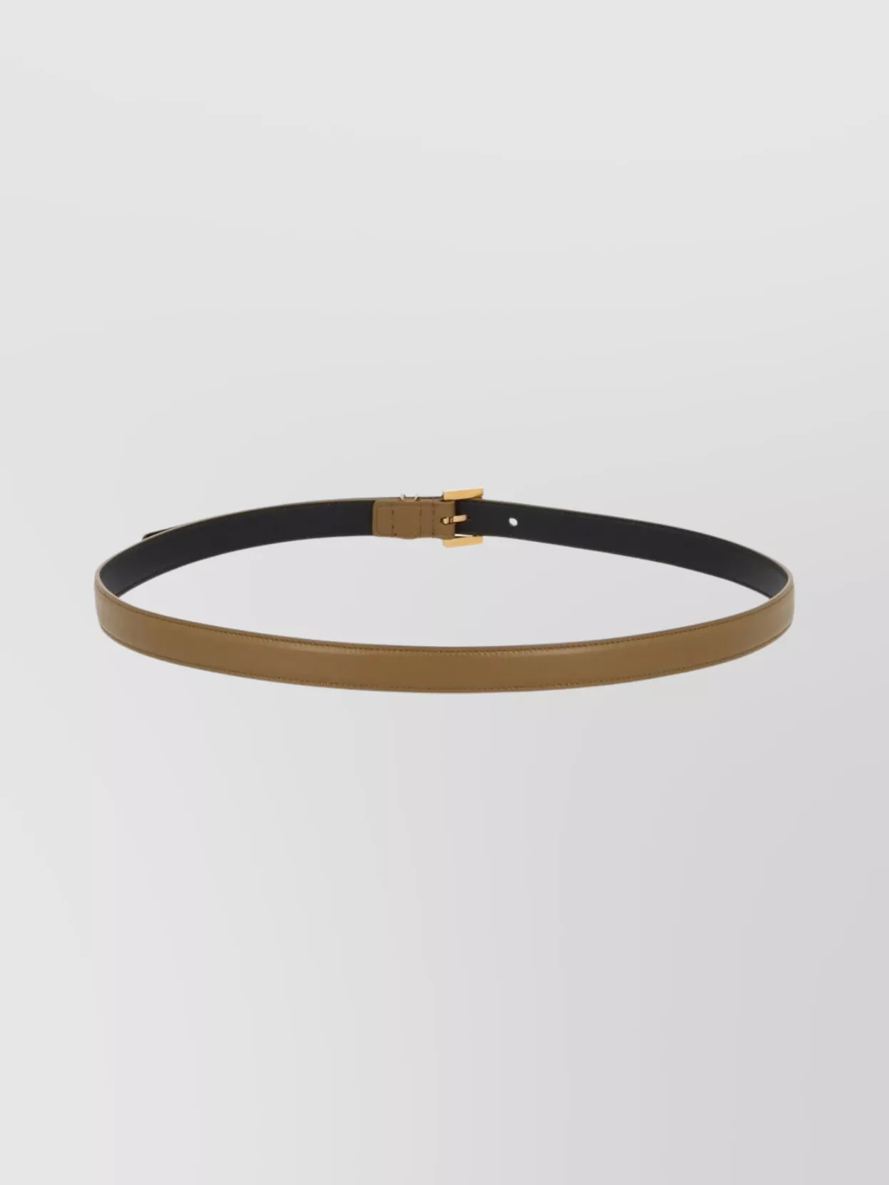 Saint Laurent Slim Cassandre Adjustable Belt