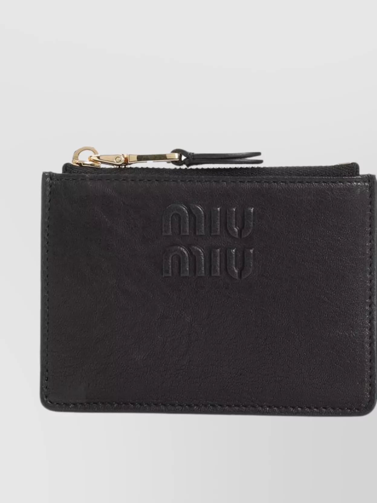 Miu Miu Logo Embossed Cardholder Multiple Slots