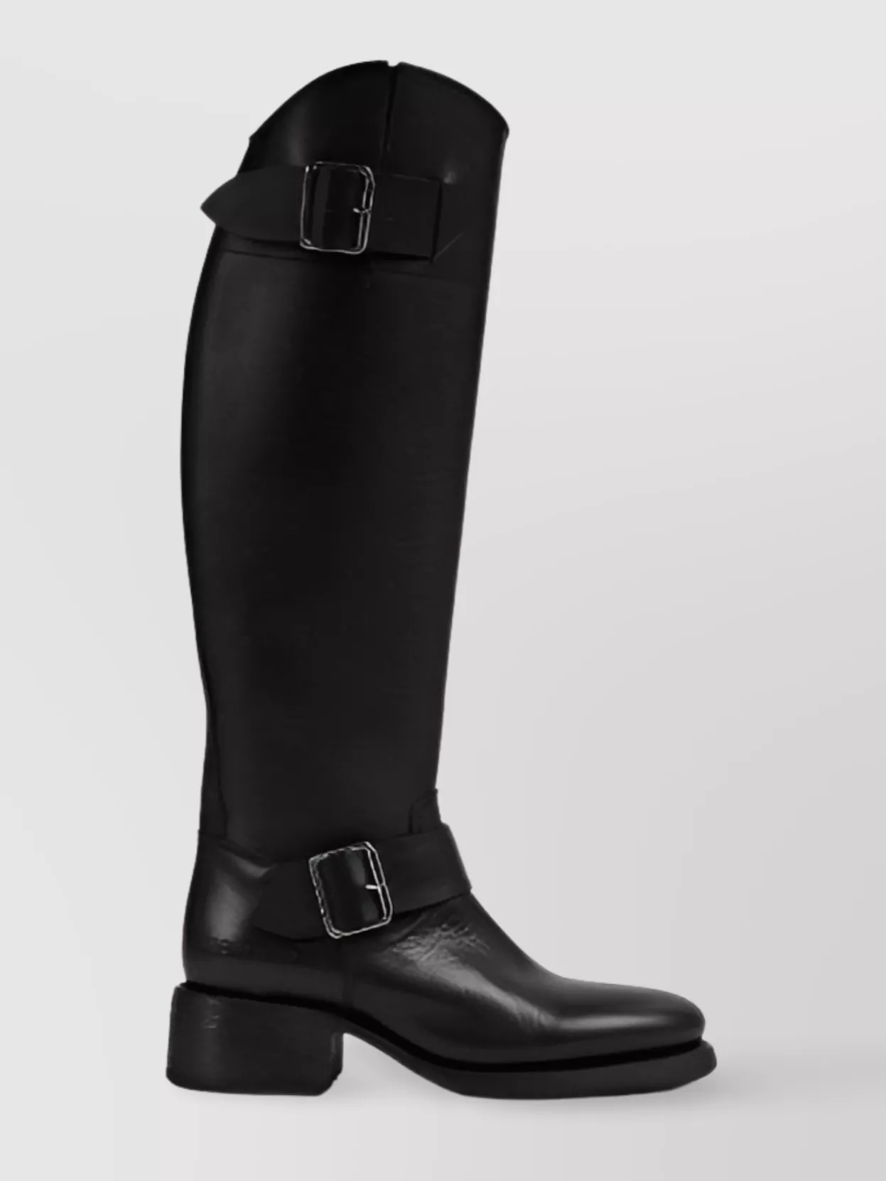 Dsquared2 High Heeled Buckle Detail Knee-High Boots