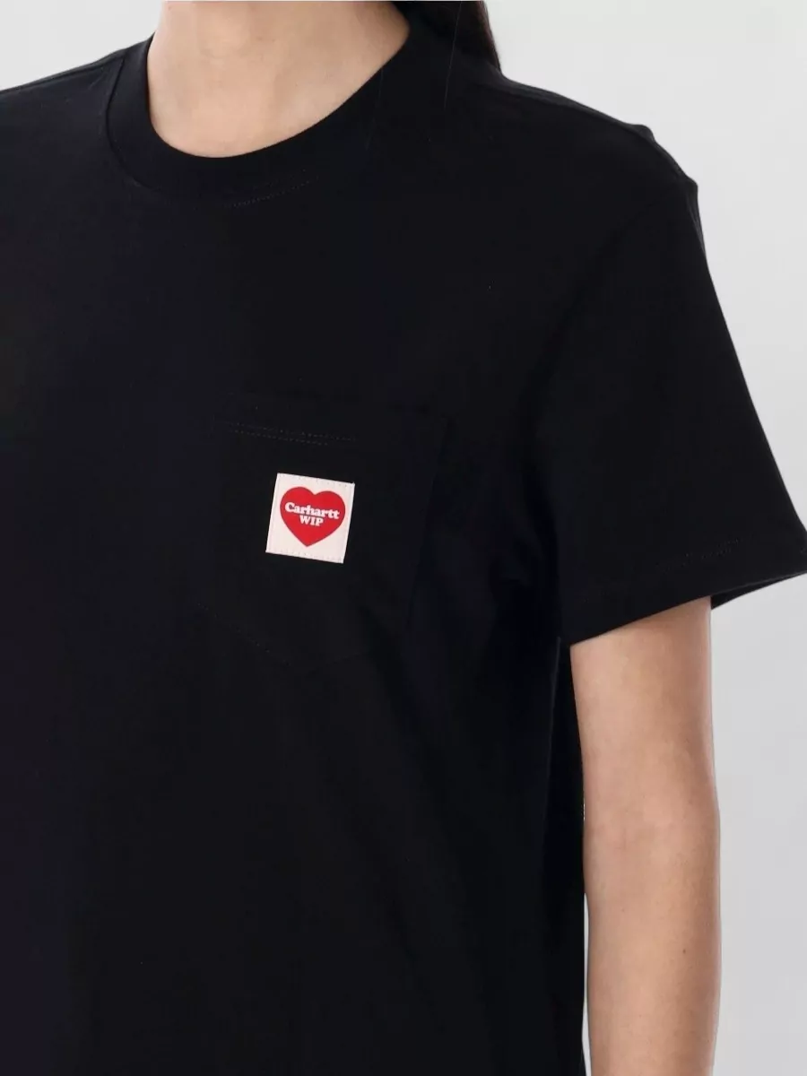 Carhartt Wip Heart Pocket T-Shirt Short Sleeves Crew Neck
