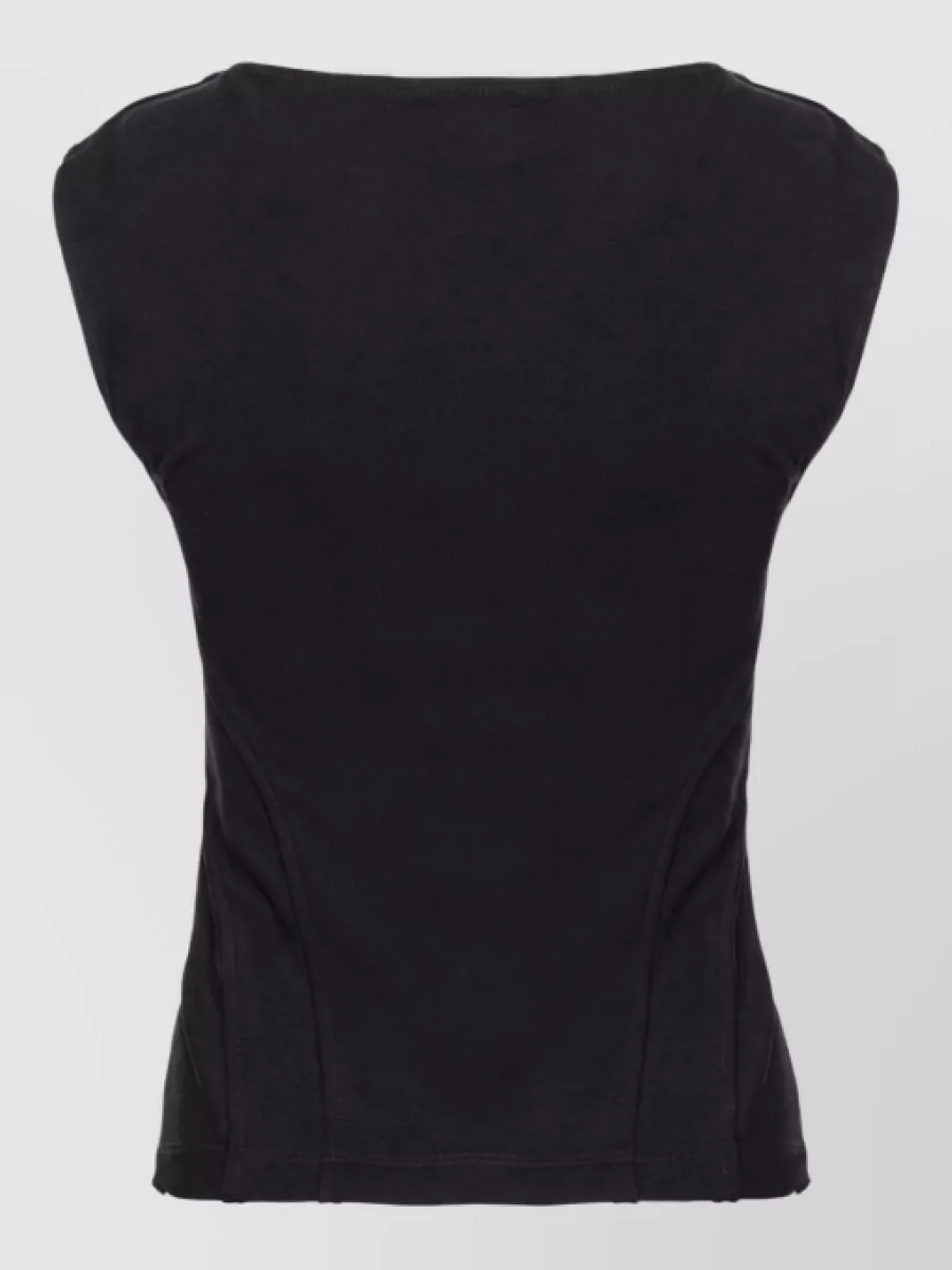 Pinko Sleeveless Square-Neck Top