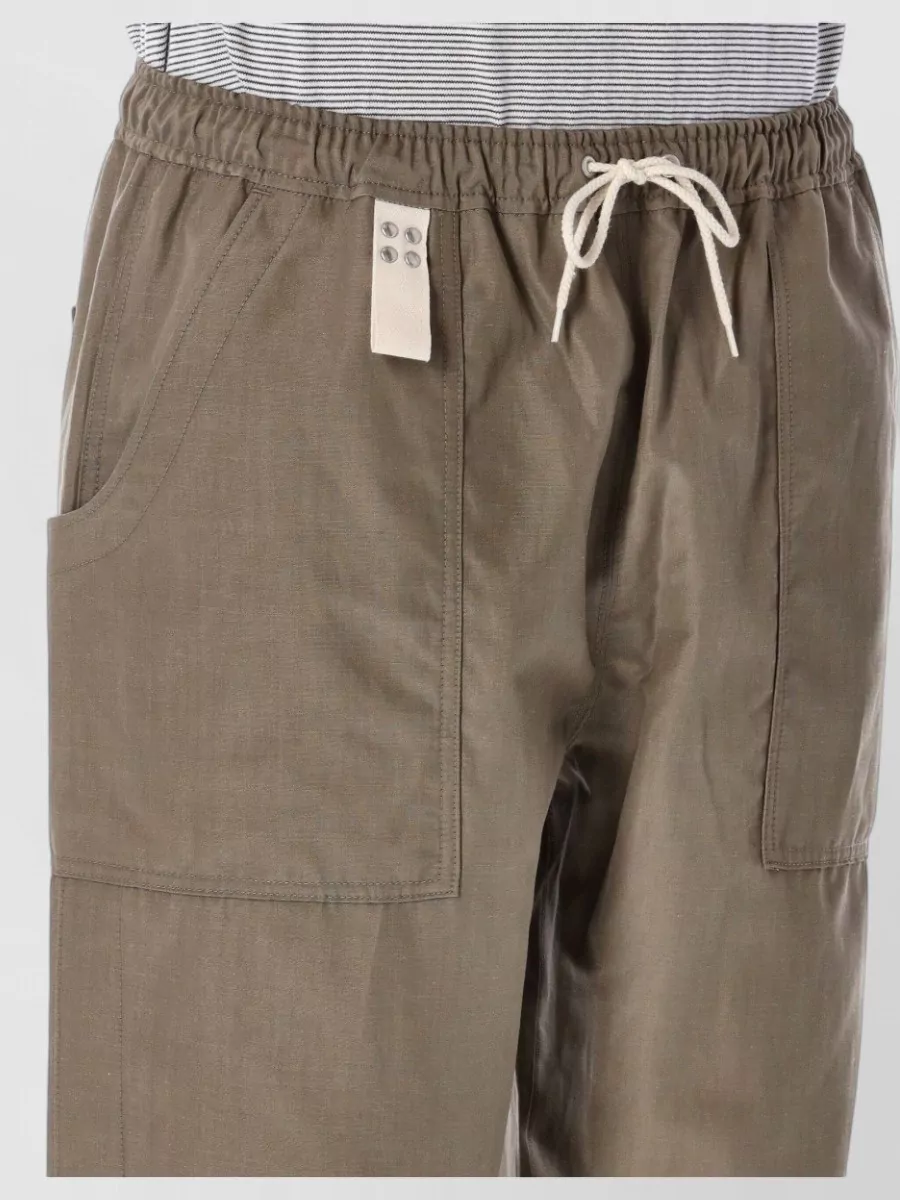 Comme Des Garçons Homme Wool Linen Loose Fit Trousers