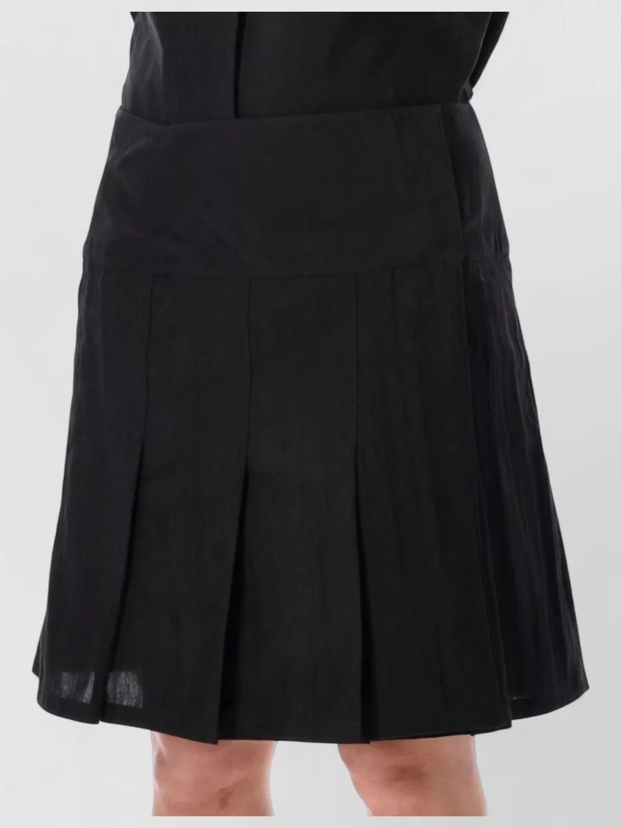 Our Legacy Linen Mini Pleated Skirt