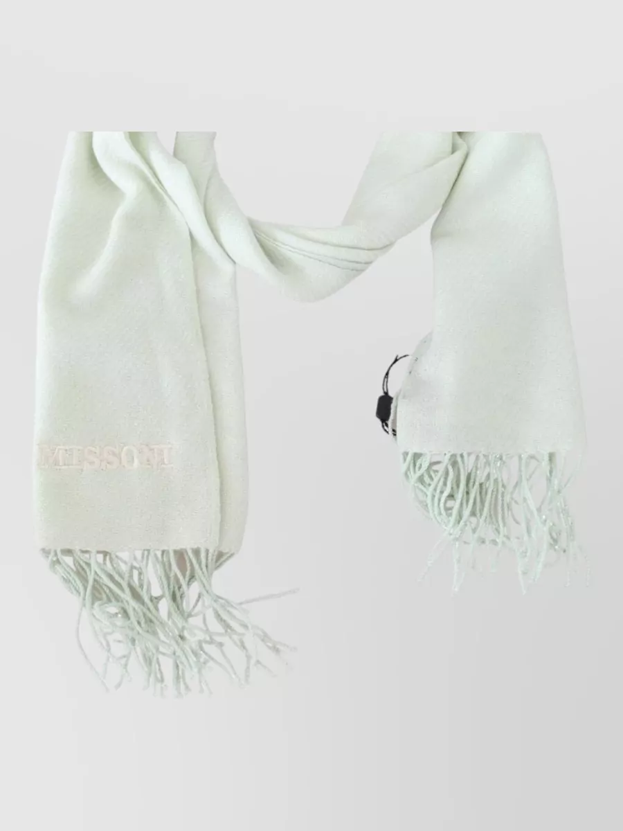 Missoni cashmere fringed scarf