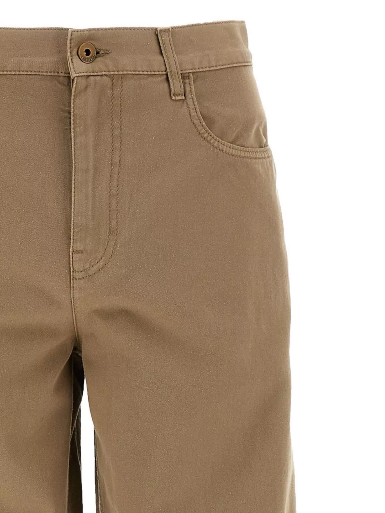 Burberry Trousers Featuring Wide Leg And 5 Pockets