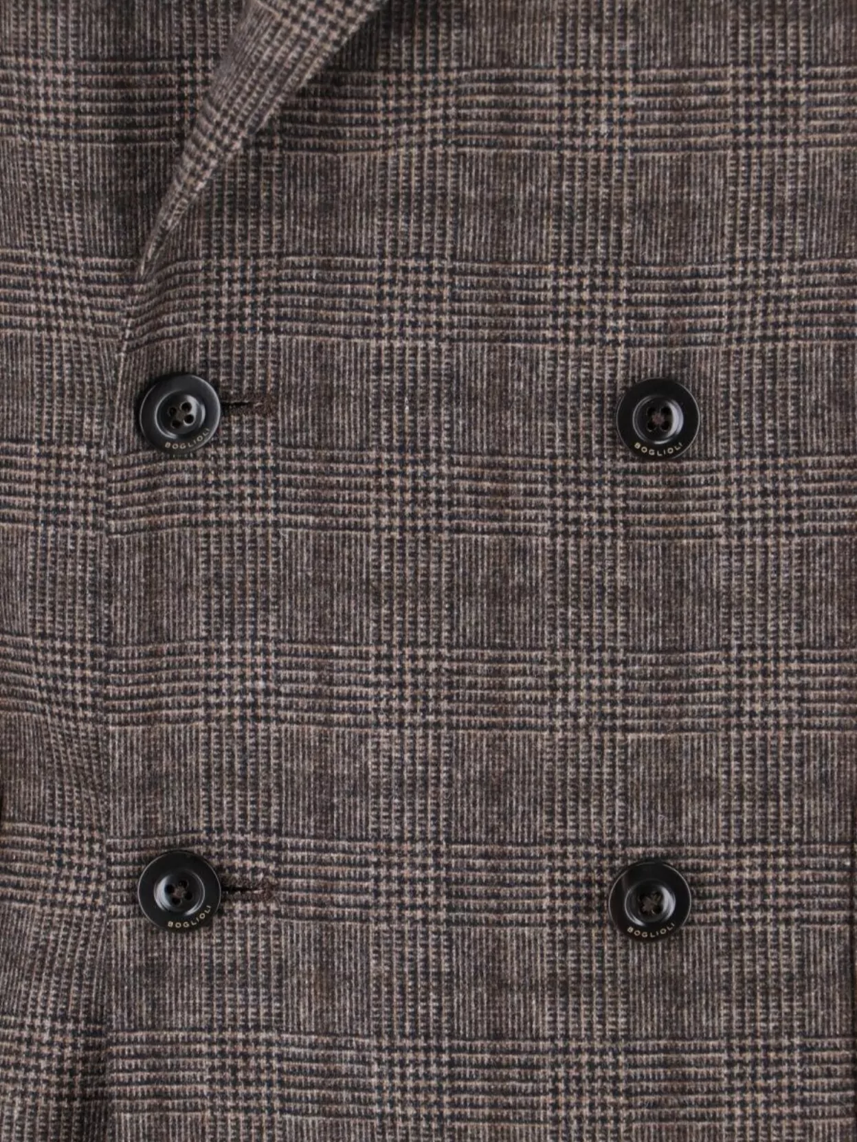 Boglioli Double-Breasted Blazer Featuring Back Vent