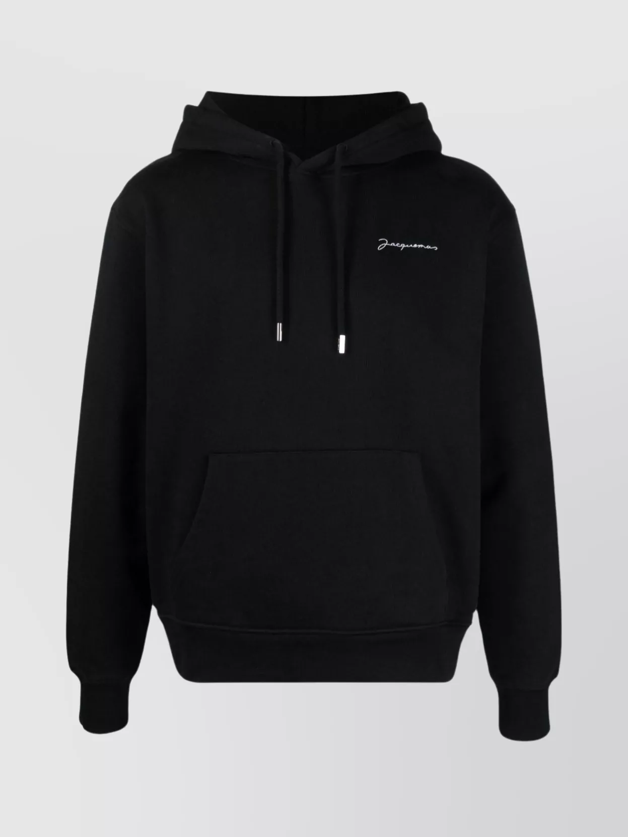 Shop Jacquemus Hooded Drop Shoulder Sweater With Pouch Pocket
