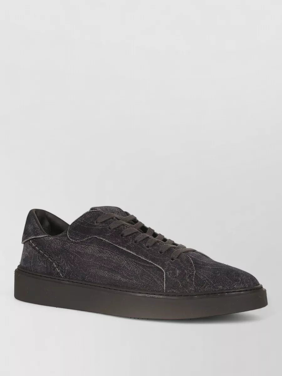 Etro leather low-top sneakers