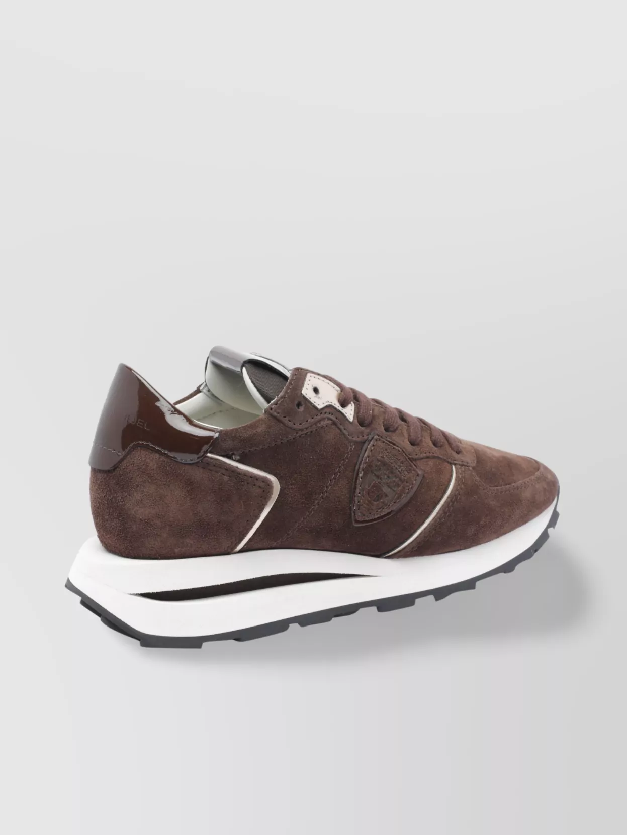Philippe Model Low Top Suede Sneakers With Contrast Sole