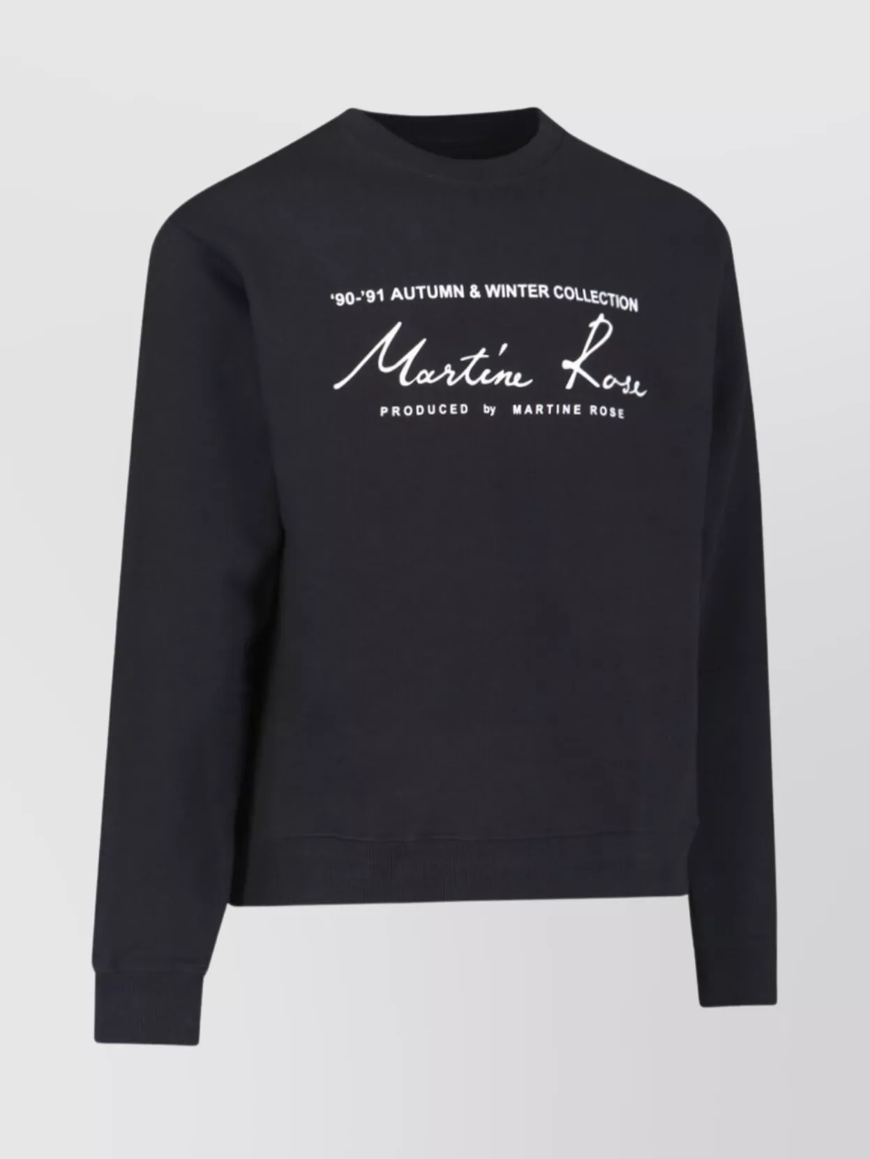 Martine Rose Crew Neck Long Sleeves Ribbed Cuffs