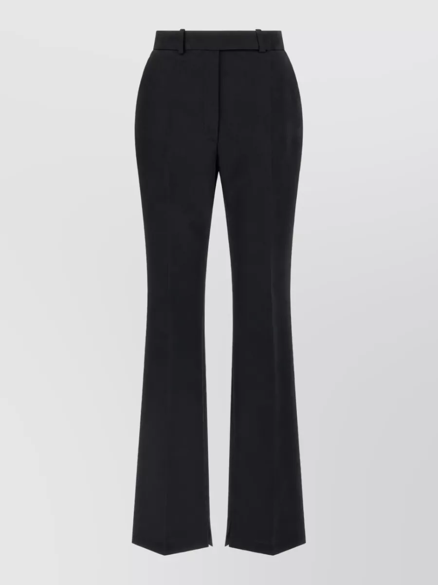 Elisabetta Franchi virgin wool high-rise flared suit trousers