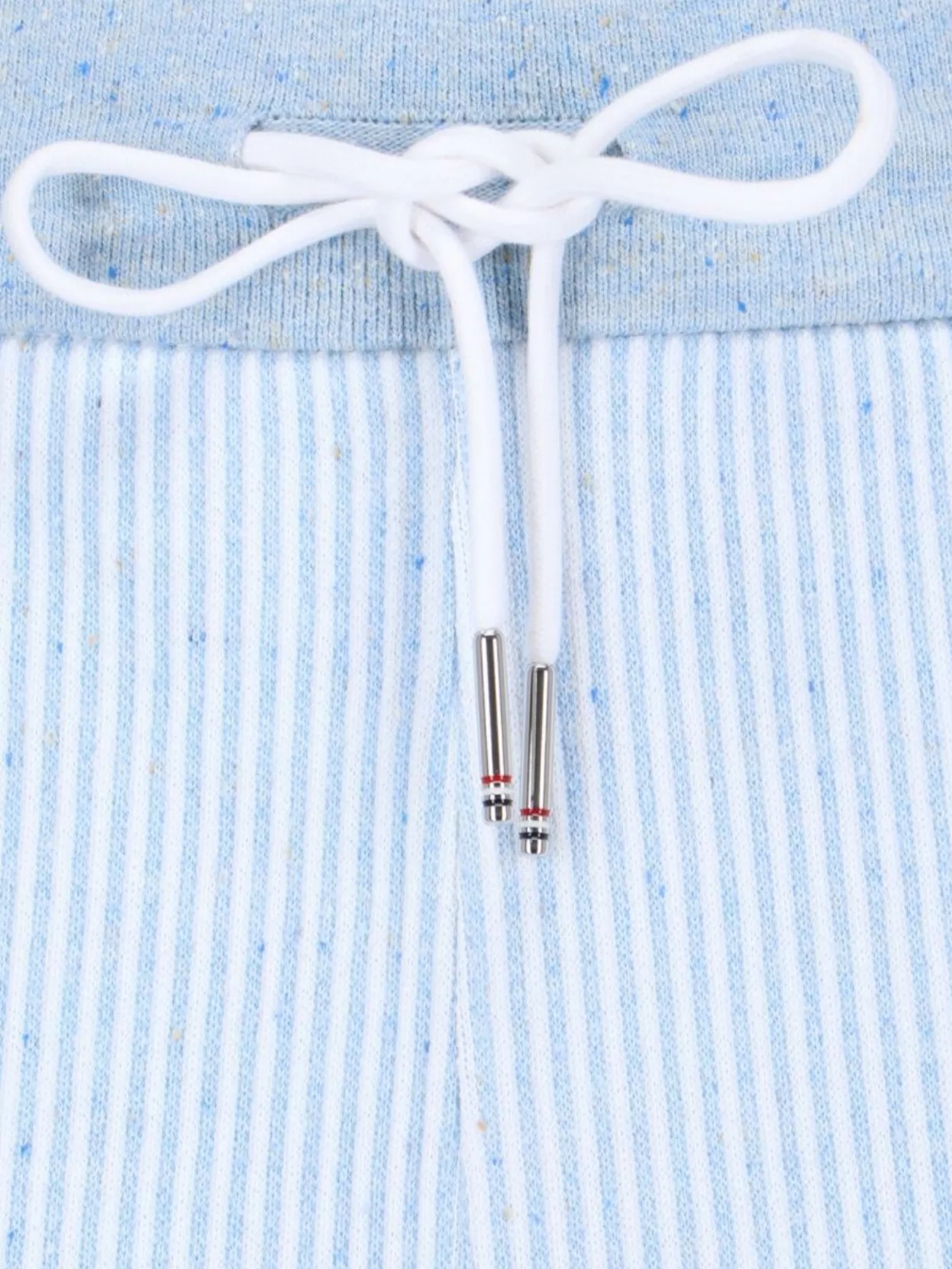 Thom Browne Straight Striped Drawstring Shorts With Back Pocket