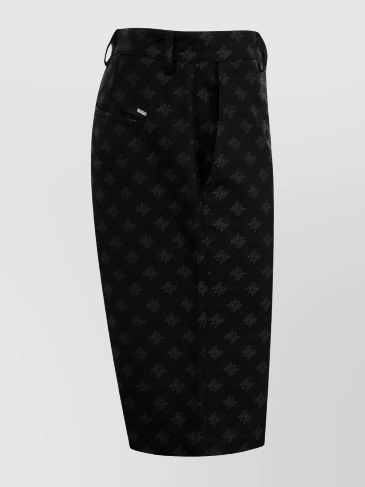 Amiri Jacquard Fabric Shorts With Pockets And Belt Loops