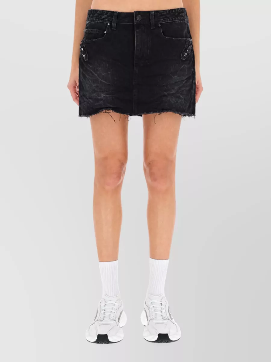 Balenciaga Denim Mini Skirt