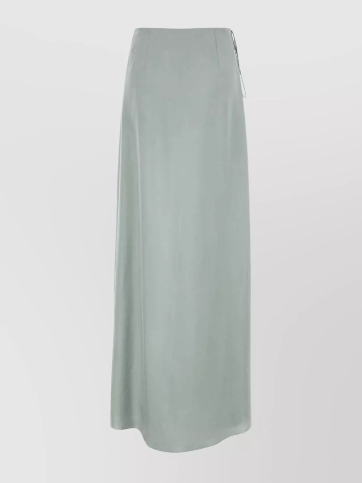 BLUMARINE TWILL PANT WITH WIDE LEG AND SIDE TIE