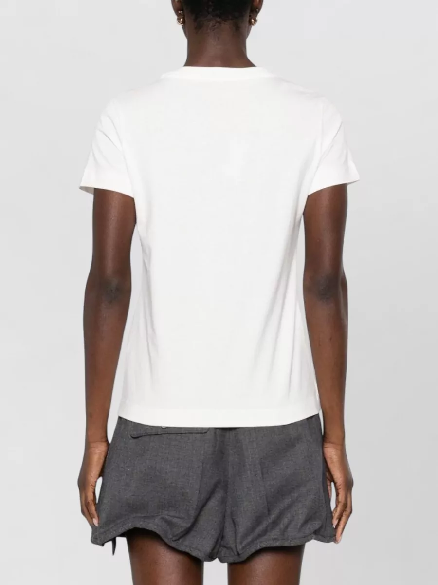 Pinko Crew Neck Nylon Silk Blend Top