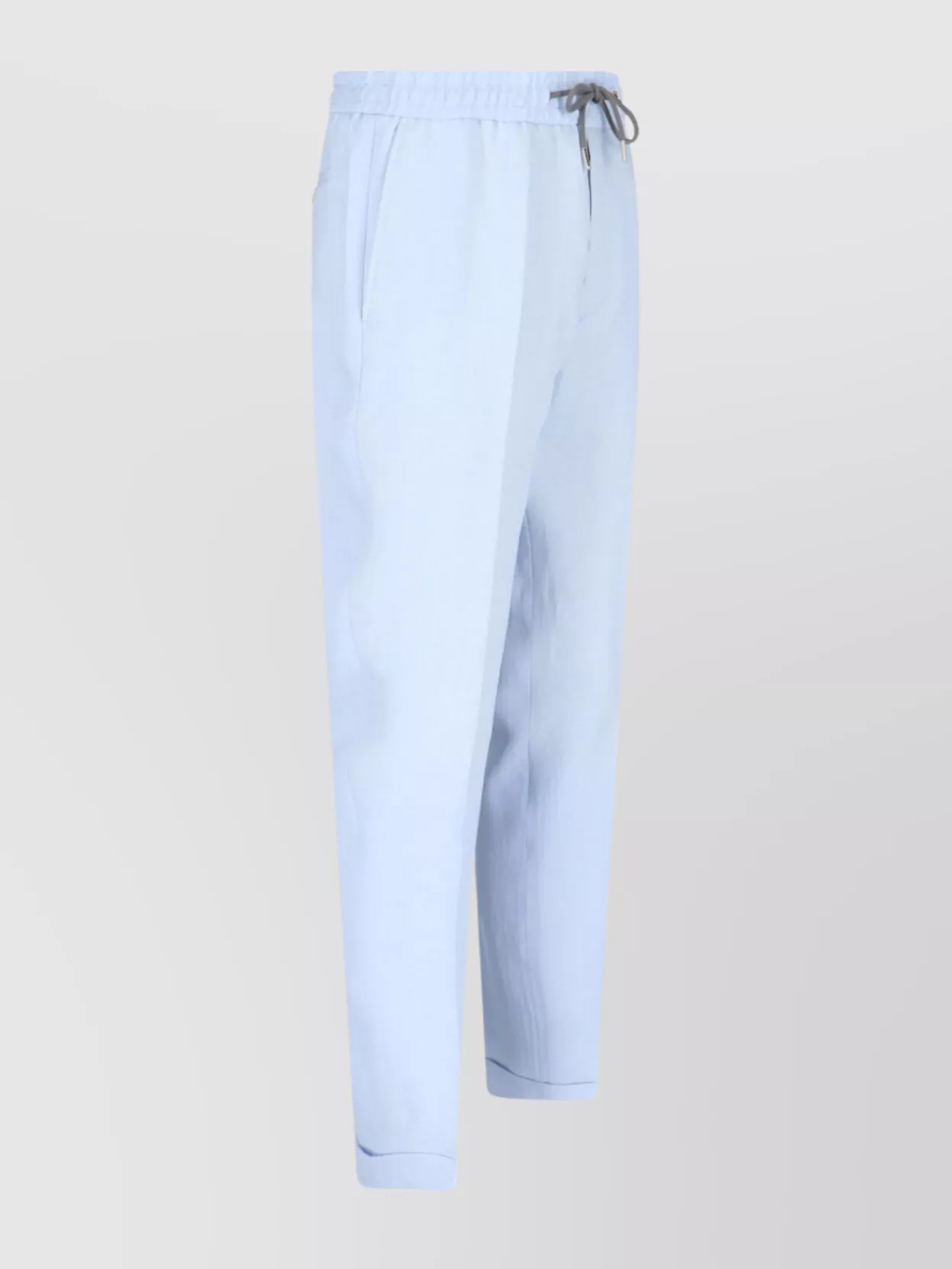 Shop Paul Smith Straight Leg Trousers Elastic Waistband