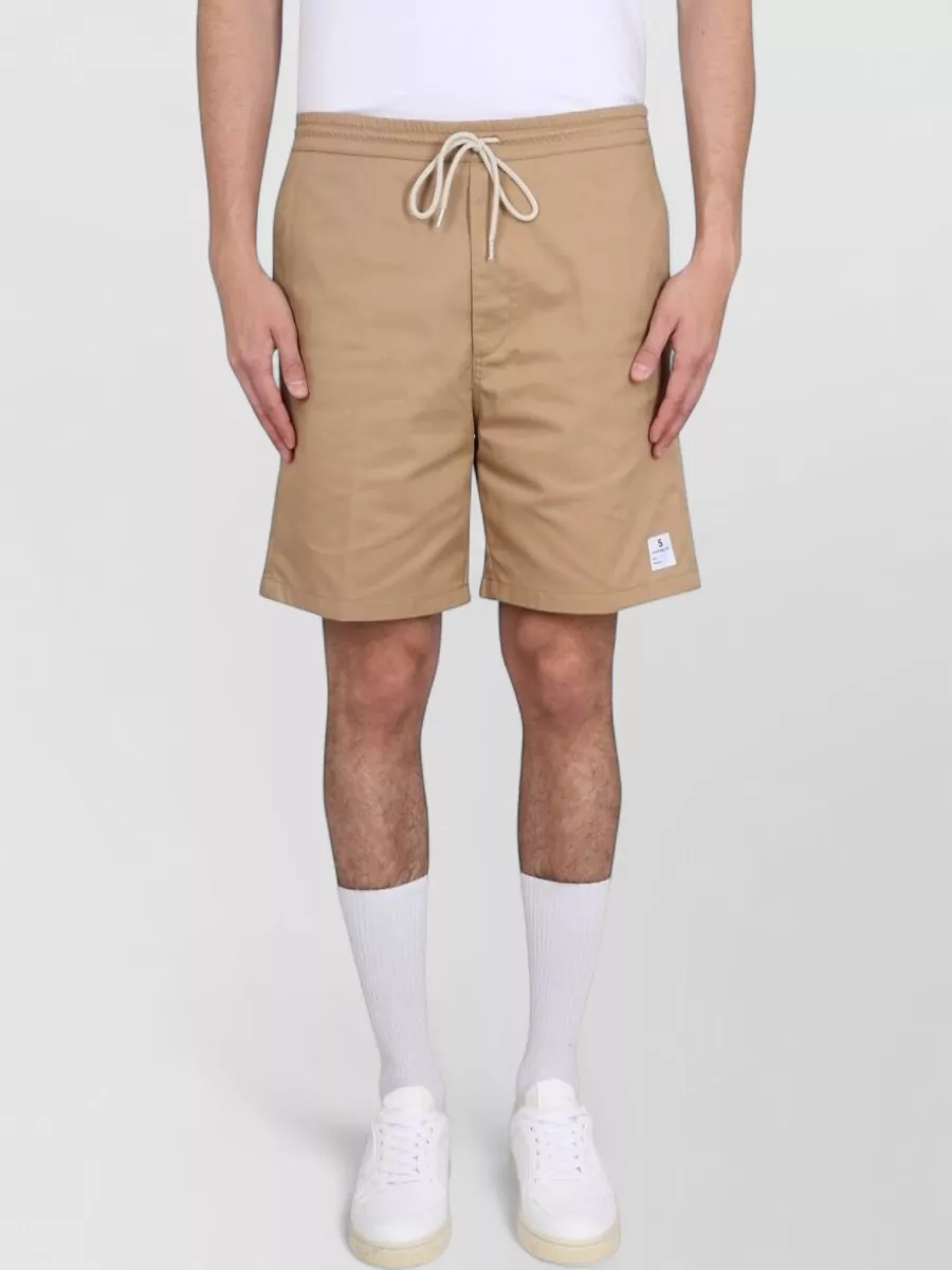 Department Five Cotton Drawstring Deck Shorts