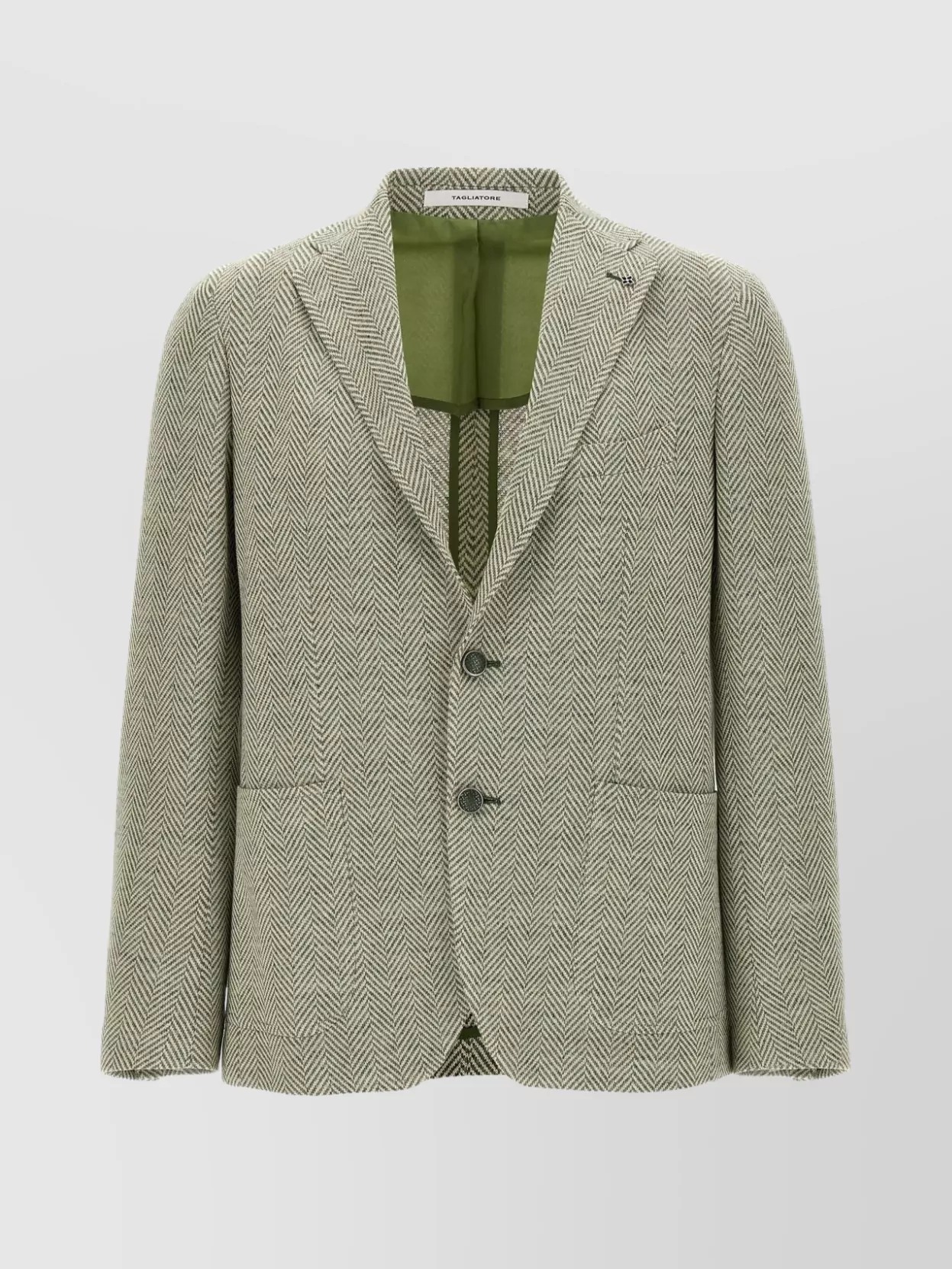 Shop Tagliatore Notched Lapel Single-breasted Blazer