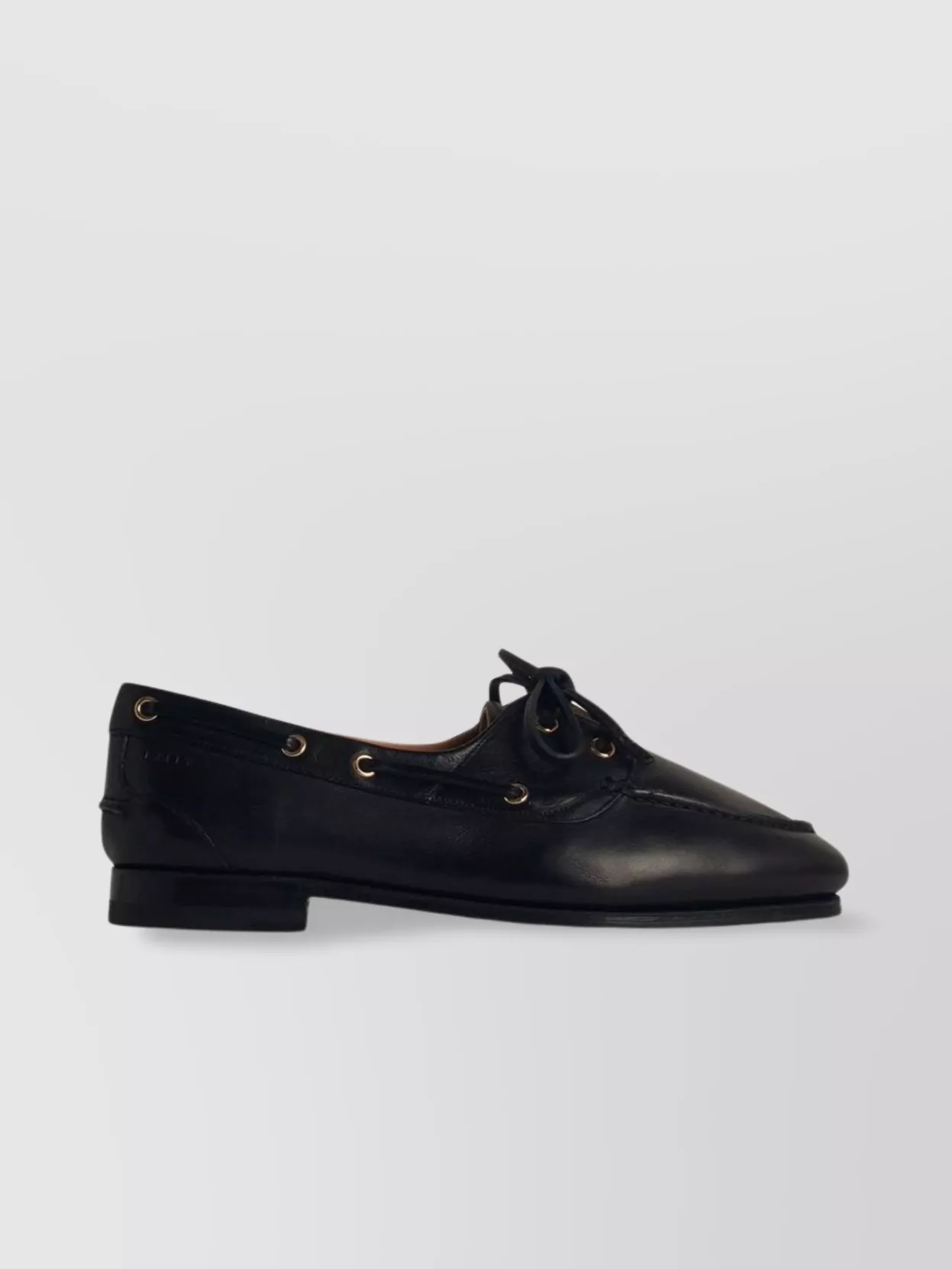 Shop Bally Eyelet Detailing Loafers Round Toe