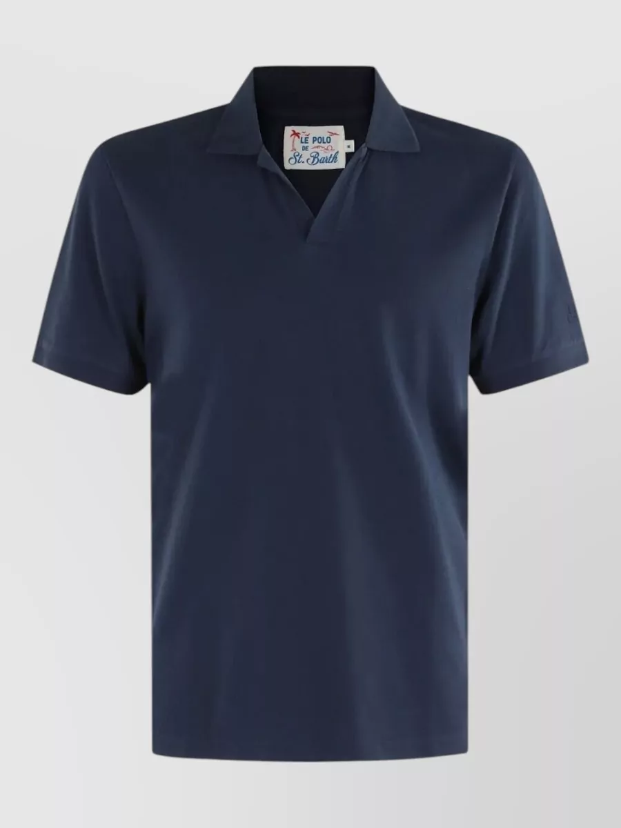 Mc2 Saint Barth Linen Polo Shirt