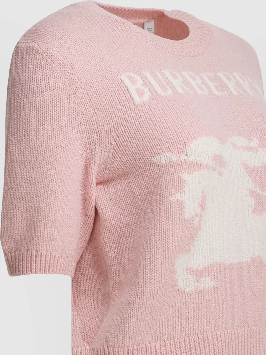Burberry Skylar Ekd Crew Neck Knitted Sweater