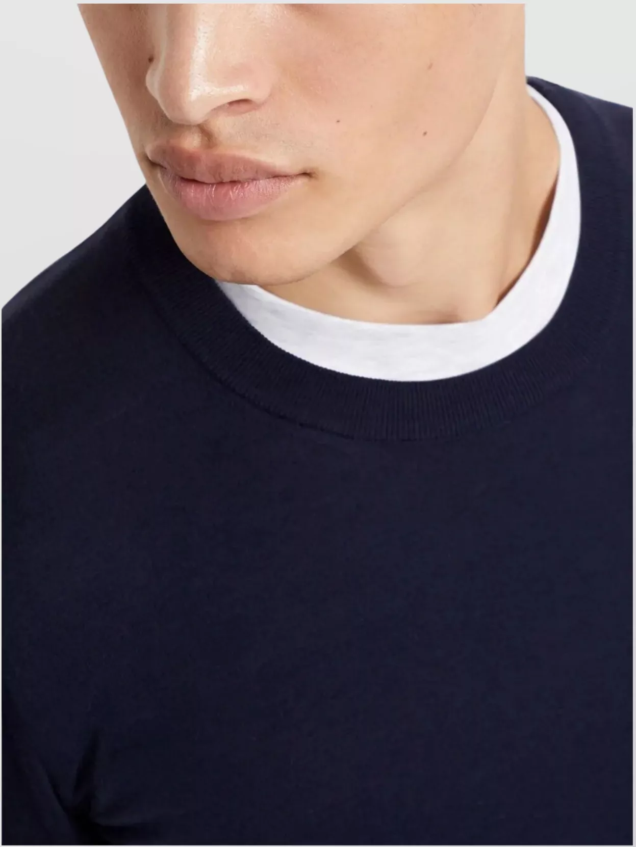 Brunello Cucinelli Ribbed Crew Neck Sweater With Long Sleeves