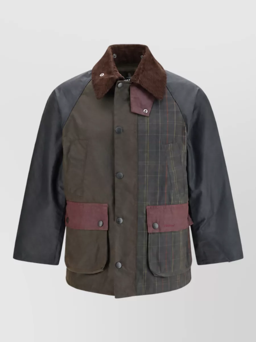 Barbour cotton single breasted jacket