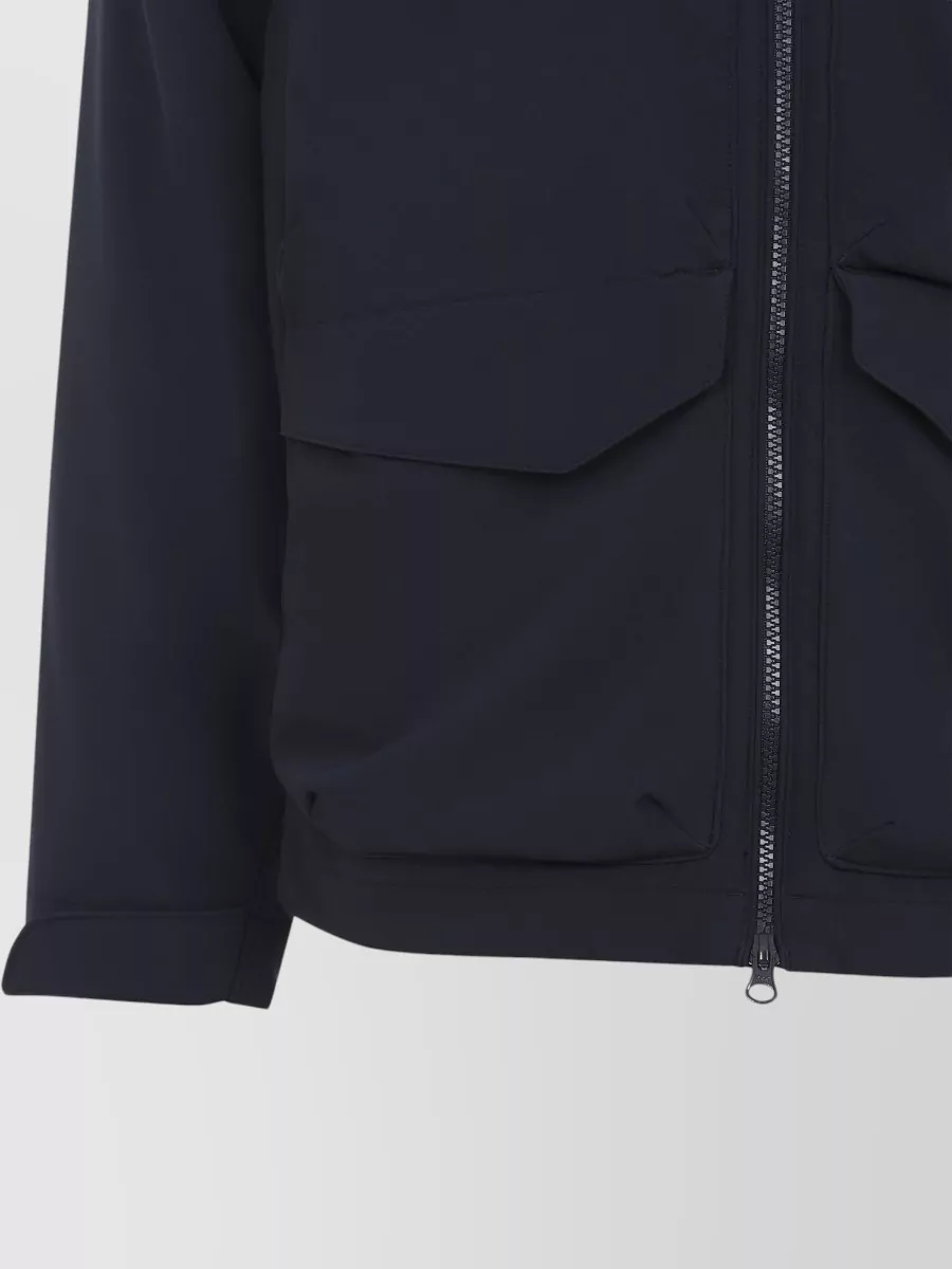 C.p. Company C.p.company Total Eclipse Shell Padded Hooded Lens Jacket In Blue