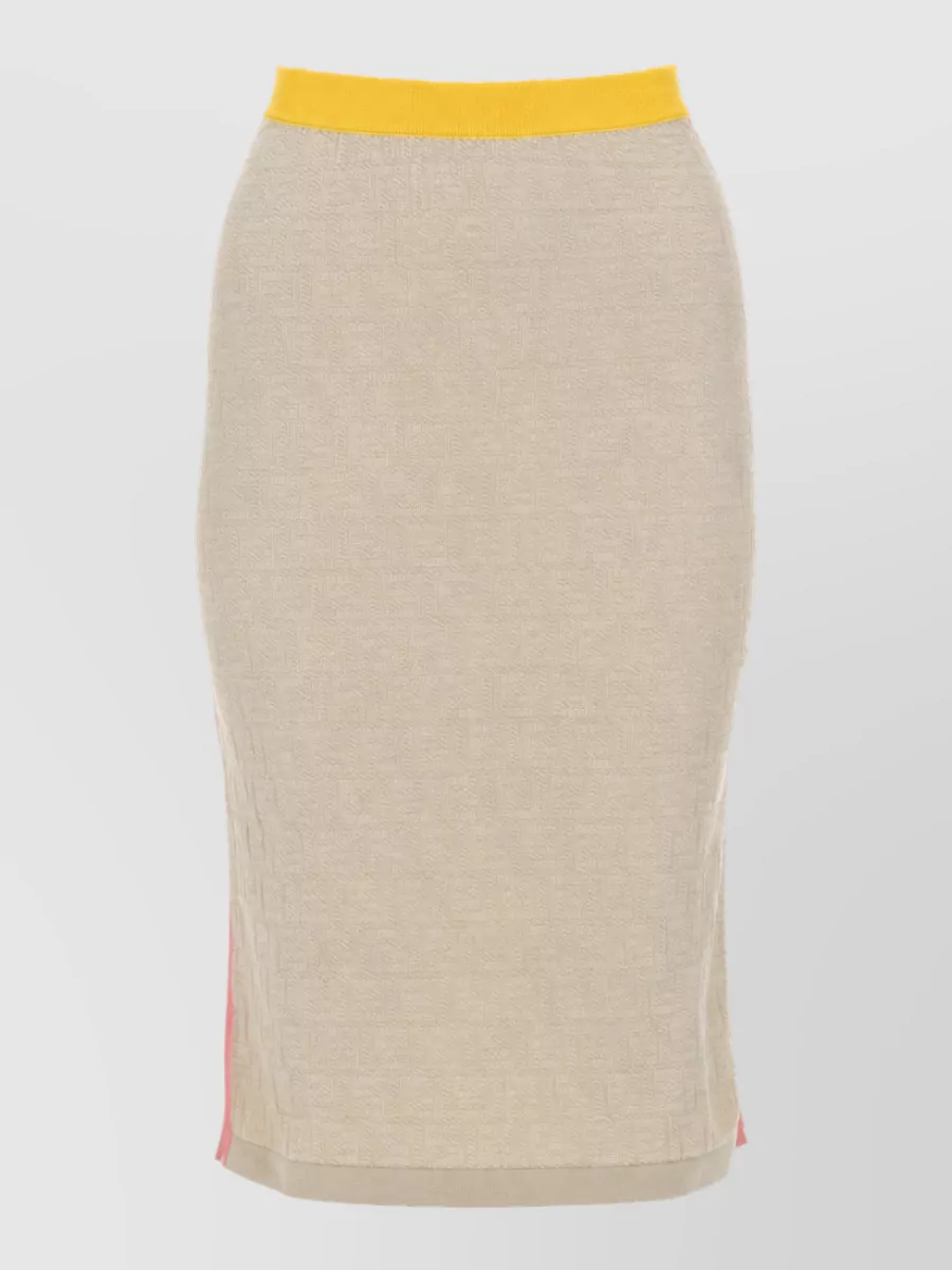 Fendi Cotton Silk Skirt