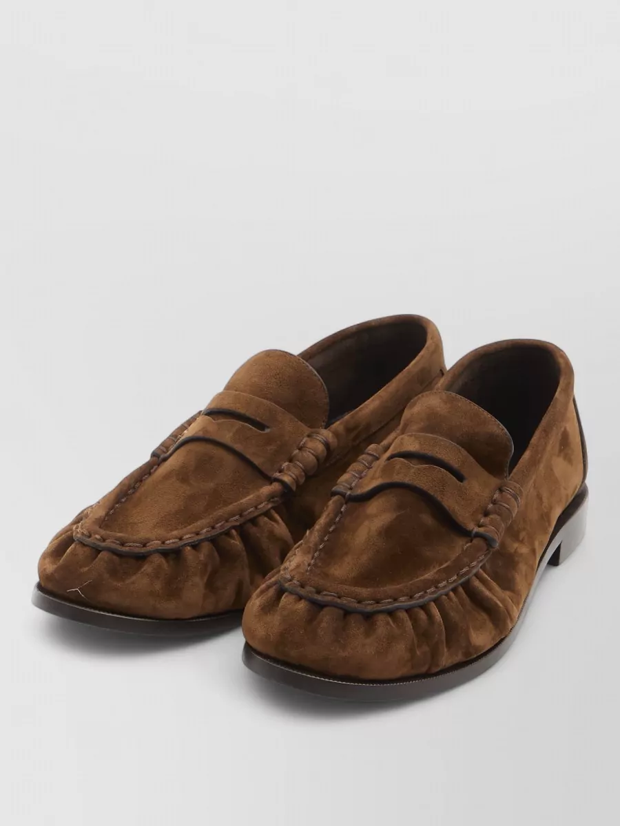 Saint Laurent Leather Loafers