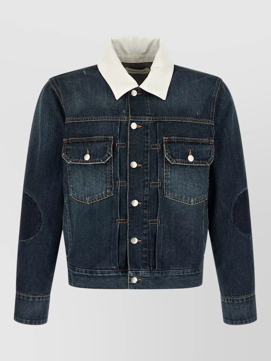 Namacheko denim single breasted jacket