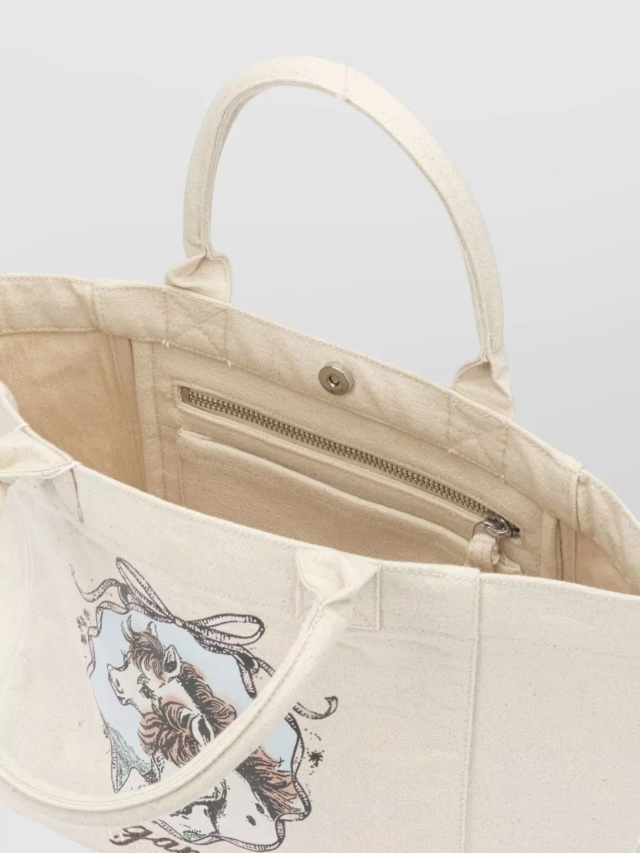 Ganni Medium Cotton Tote Bag