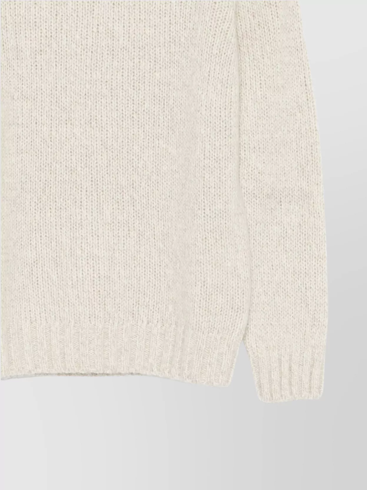 Lardini Men's High Neck Textured Knit Sweater