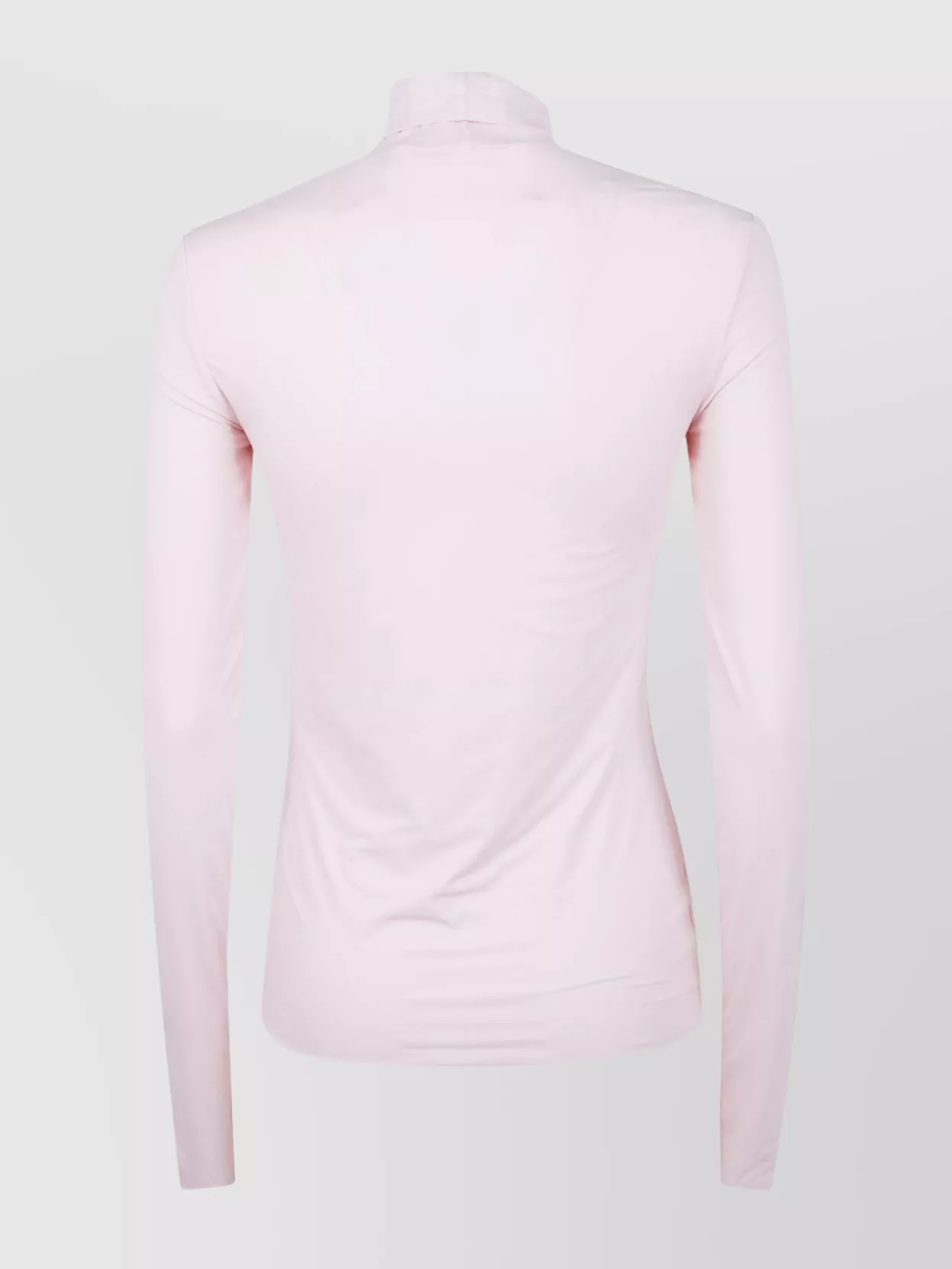 Sportmax Turtle Neck Sweater Button Detail In Pink