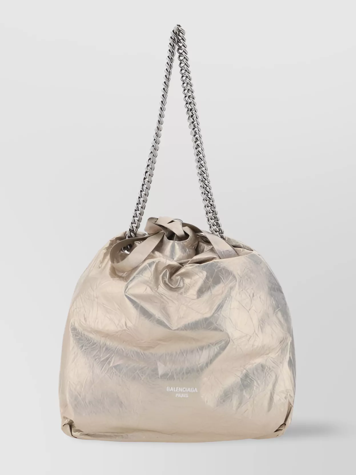 Shop Balenciaga Crush Tote Bucket Bag