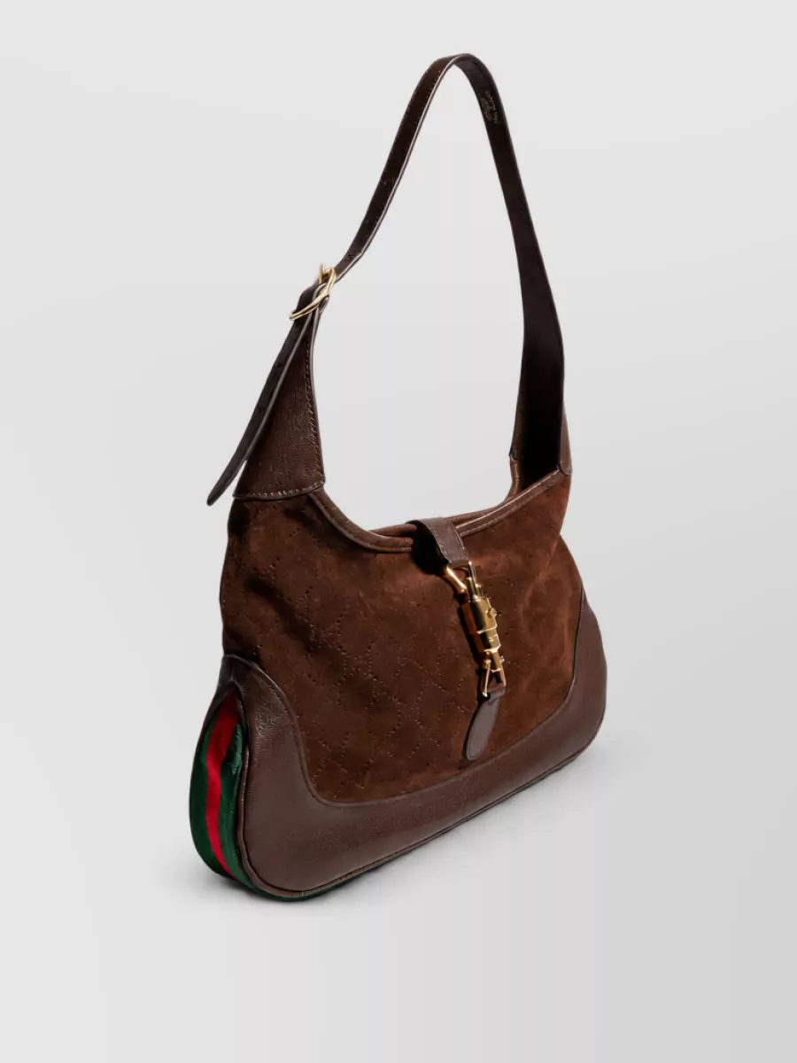 Gucci Jackie 1961 Suede Shoulder Bag
