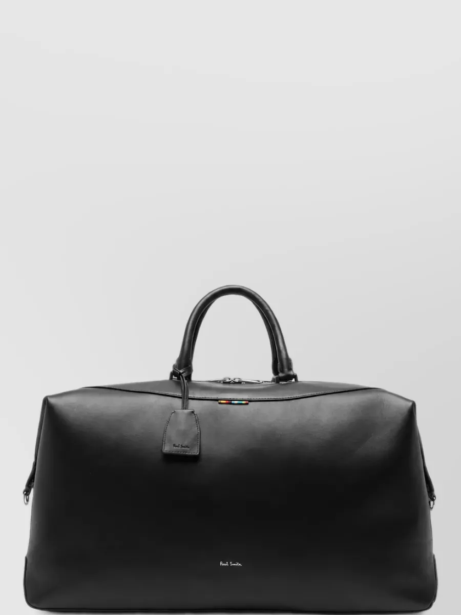 Paul Smith calf leather duffle bag