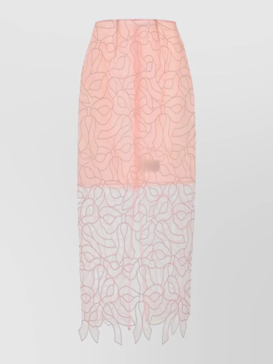 Cecilie Bahnsen High-waisted organza skirt