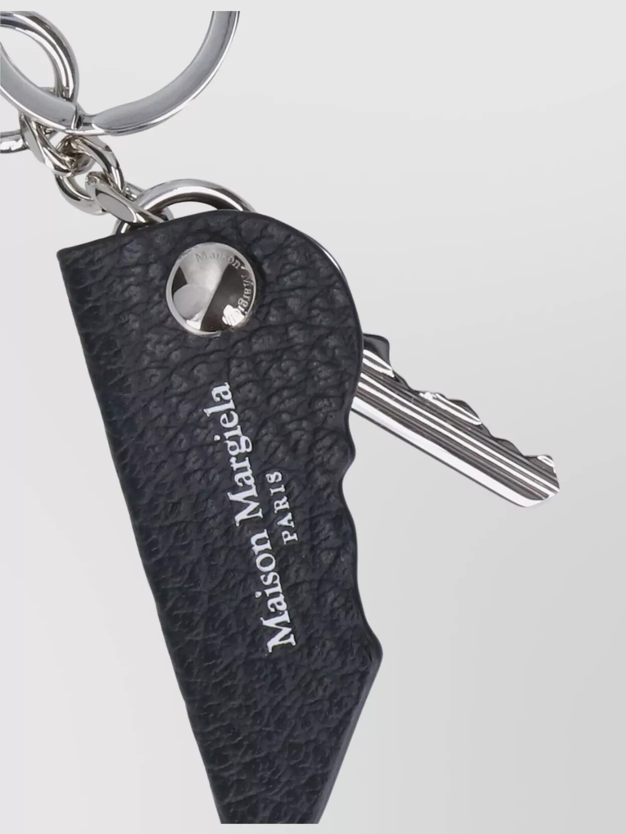 Maison Margiela Leather Keyring Metal Detail