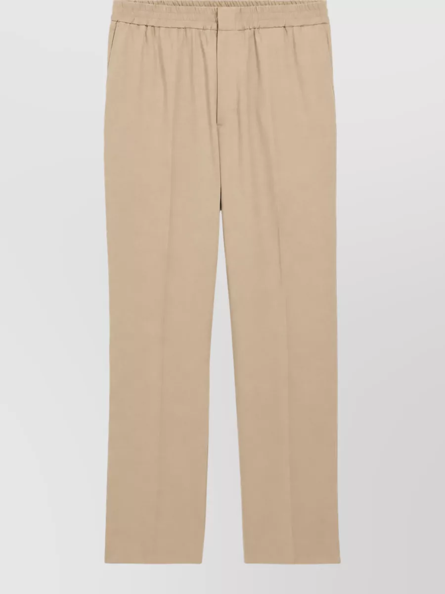 Ami Paris virgin wool straight-leg trousers