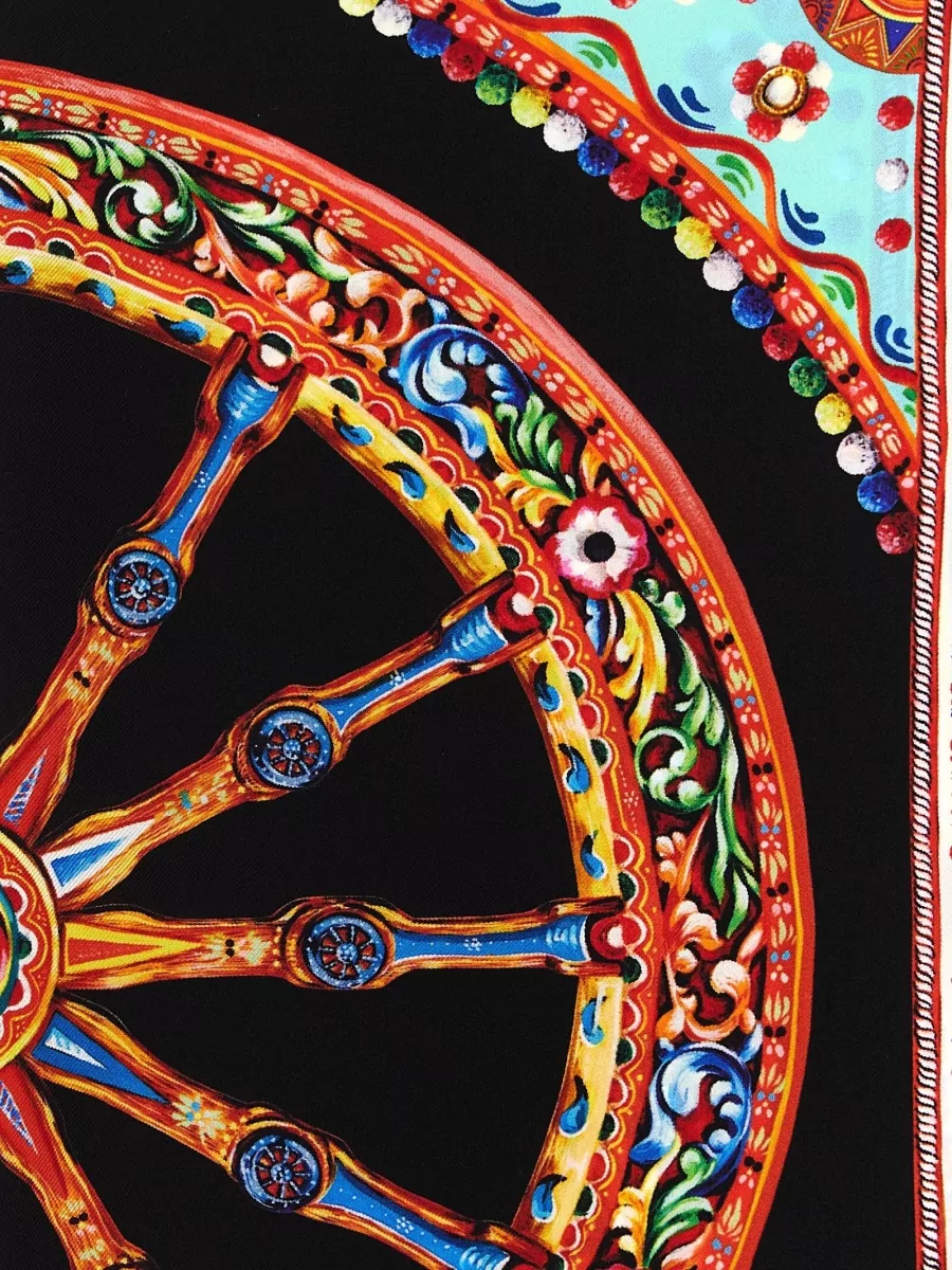 Dolce&Gabbana Silk Printed Scarf