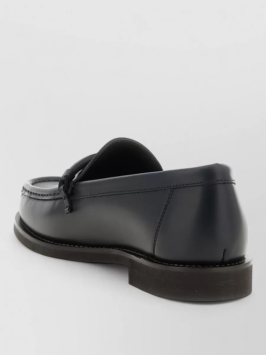 Brunello Cucinelli Leather Penny Loafers