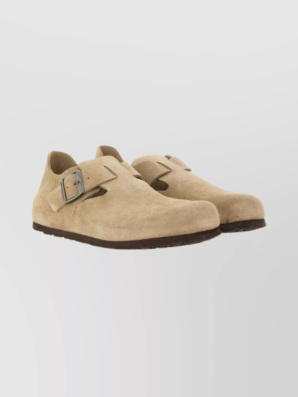 Birkenstock Suede Flat Sole Round Toe Sandals