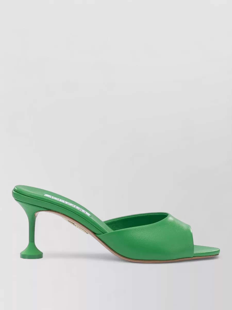Aquazzura Leather Bisous 65 Mm Mules