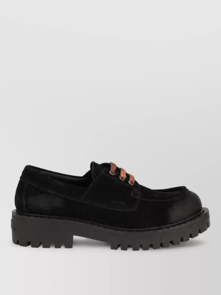Prada Suede Derby Shoes