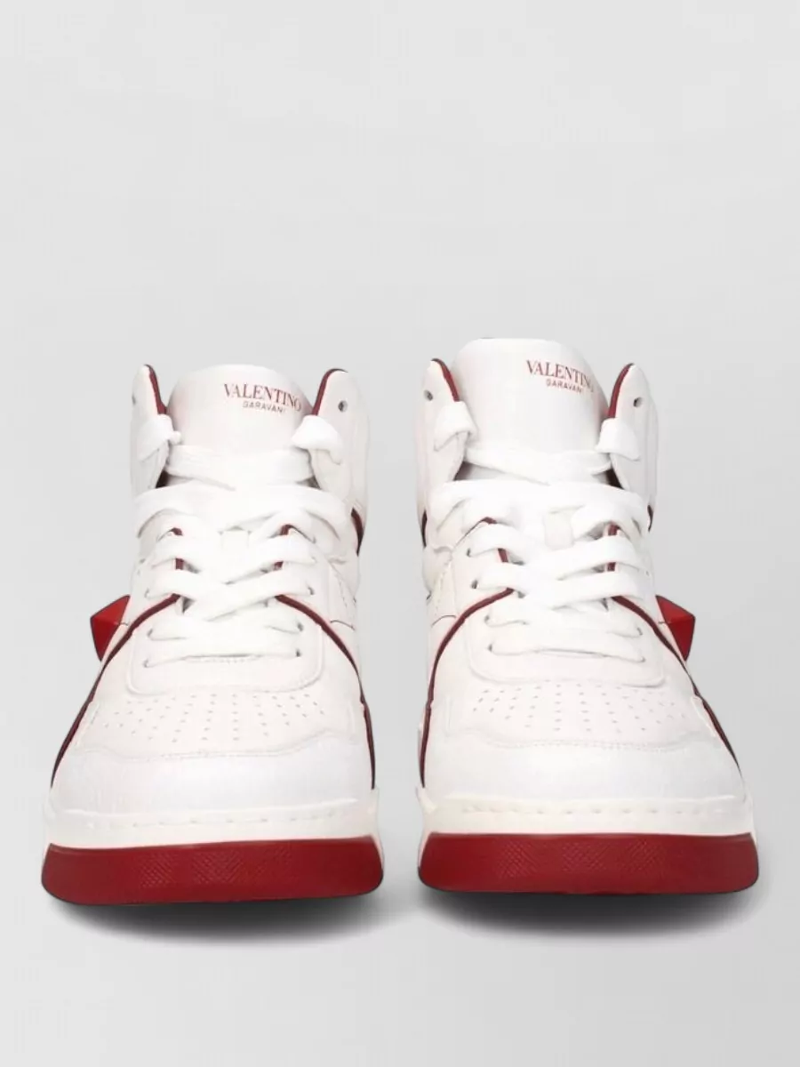 Valentino Garavani Leather high-top sneakers